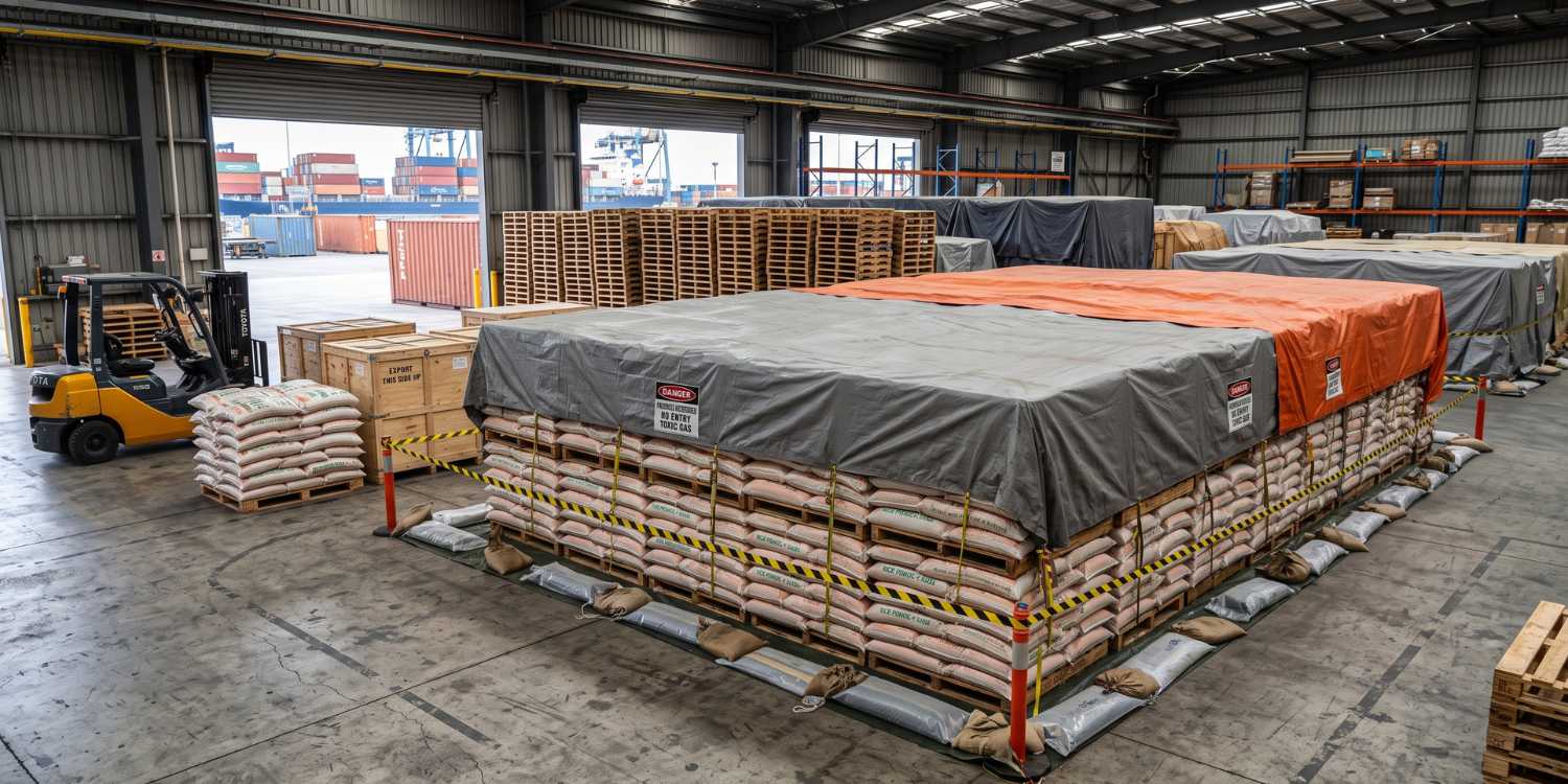 Professional warehouse fumigation process
